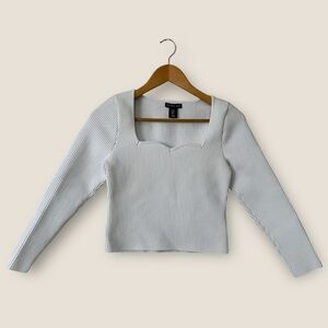 Sincerely Jules Ribbed Sweetheart Top